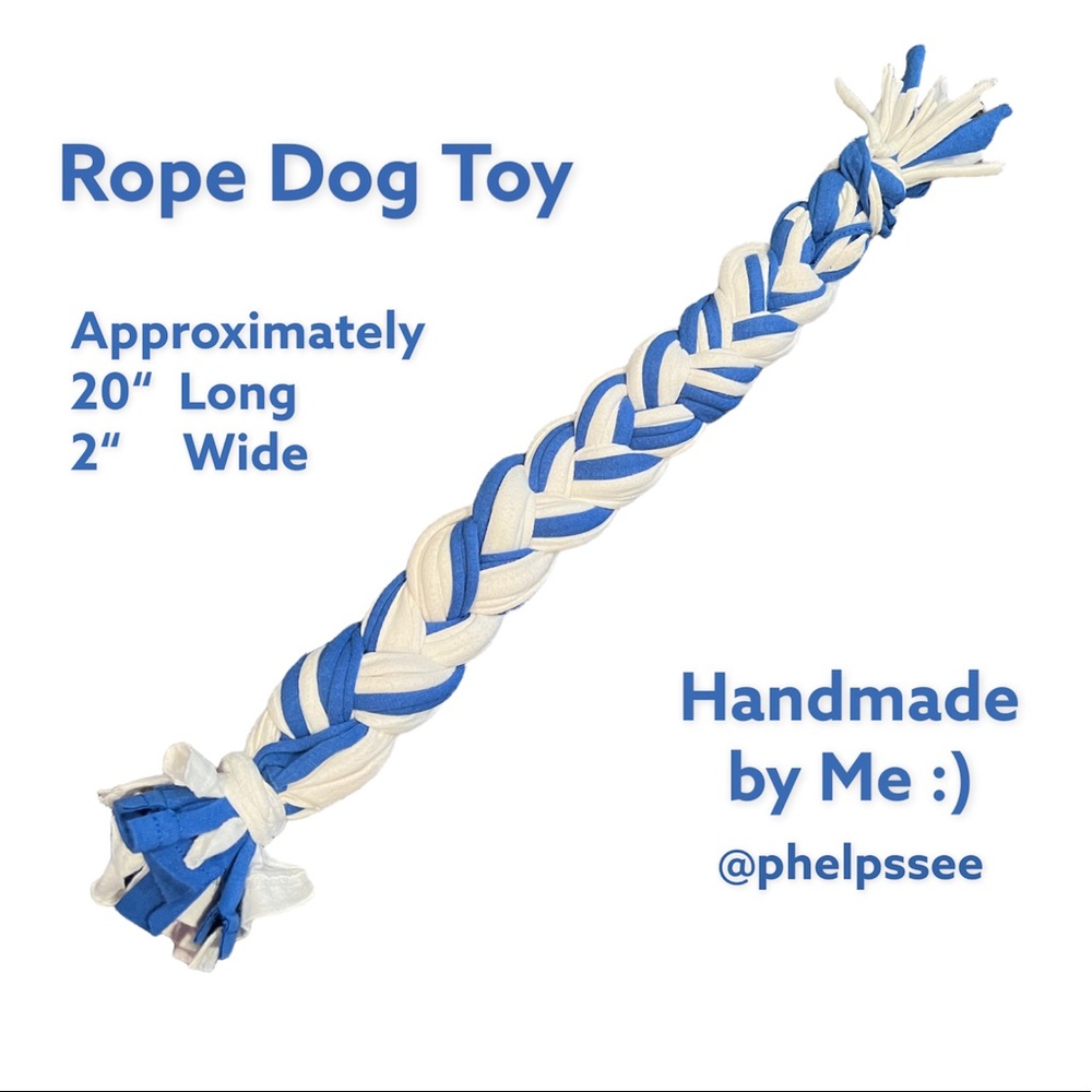 3/$10 Handmade Braided Rope Dog Toy